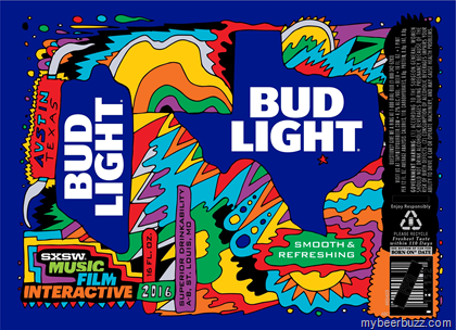 Bud Light – 2016 SXSW Austin TX Commemorative Cans/Bottles