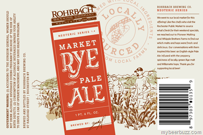 Rohrbach Brewing Neoteric Series – Market Rye Pale Ale