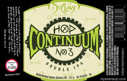 DuClaw – Hop Continuum No 3 Double IPA