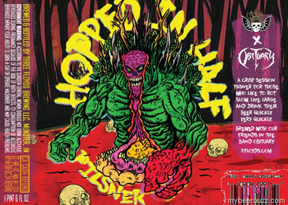 3 Floyds / Obituary – Hopped In Half Pilsner 22oz Bottles