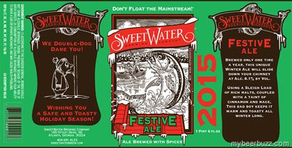 SweetWater – Festive Ale 2015 (Higher ABV)