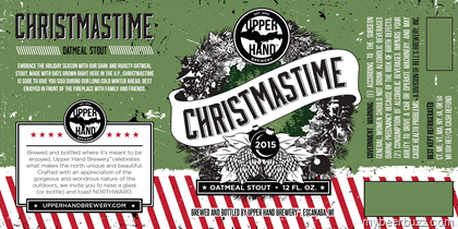 Upper Hand Brewery – Christmastime Oatmeal Stout