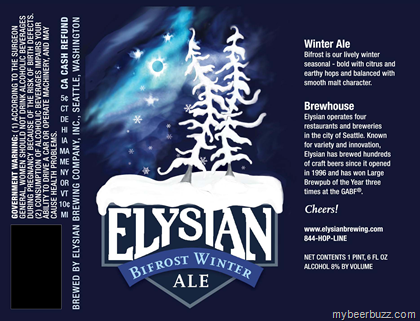 Elysian – Bifrost Winter Ale w/Higher ABV & The Fix Chocolate Coffee Stout