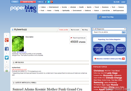 Avoid Paperblog! – Stopping, Removing, & Deleting Your Content From paperblog