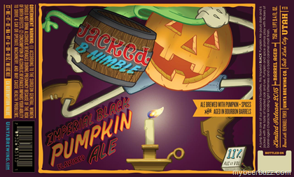 Uinta Crooked Line- Jacked B Nimble Imperial Black Pumpkin Ale