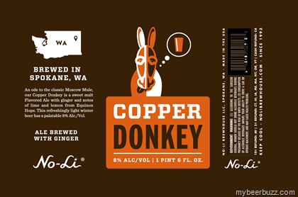 No-Li Brewhouse – Copper Donkey Coming To Bottles
