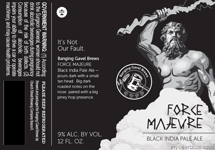 Banging Gavel Brews – Force Majeure Black IPA