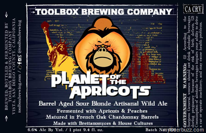 Toolbox Brewing – Planet Of The Apricots, Autumn Blossom, Russian Imperial Stout, Autumn Bliss, Amarelle, Clingstone, Apropos, Mackinaw, Poinsettia 2015 & Purple Drink