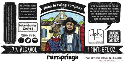 Alpha Brewing Indoctrination Series – Rumspringa Acorn Squash Brown Ale