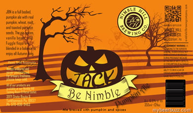 Nimble Hill – Jack Be Nimble Pumpkin Ale Bottles