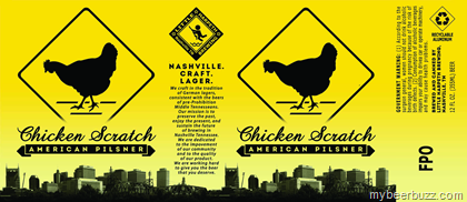 Little Harpeth Brewing – Chicken Scratch American Pilsner Cans