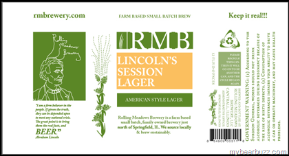 Rolling Meadows Brewery – Lincoln’s Session Lager 12oz Cans
