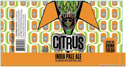 Funk Brewing – Citrus IPA Coming To 12oz Cans