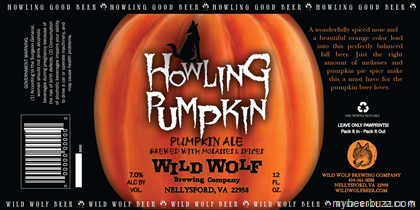 Wild Wolf – Howling Pumpkin 12oz Cans
