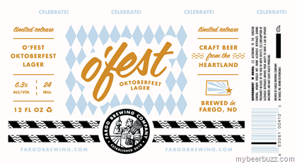 Fargo Brewing – O’Fest Oktoberfest Lager 12oz Cans