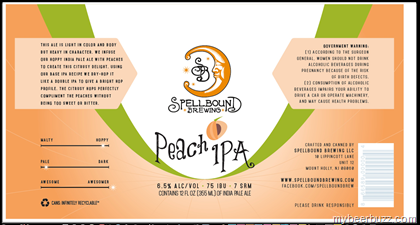 Spellbound Brewing – Peach IPA & Pale Ale 12oz Cans