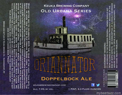 Keuka Brewing Old Urbana Series – Oriannator & 607 Lager 12oz Cans