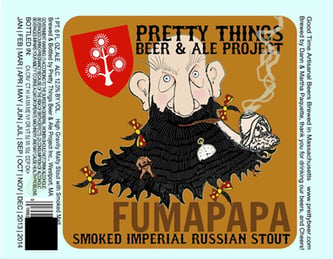 Pretty Things – Fumapapa Smoked Imperial Russian Stout (12%-ABV)