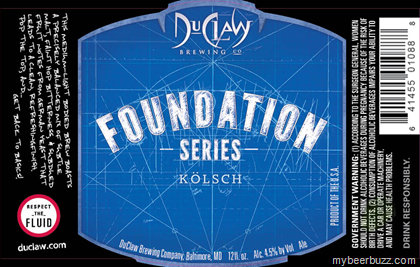 DuClaw – Foundation Series Kolsch