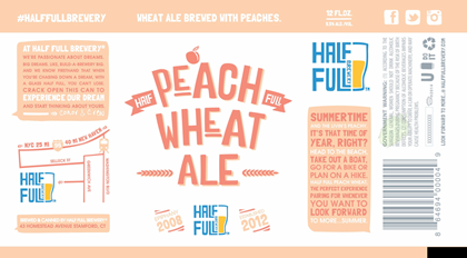 Half Full Brewery – Peach Wheat Ale & Pumpkin Ale Cans