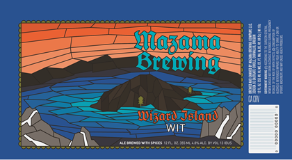Mazama Brewing – Wizard Island Wit Cans