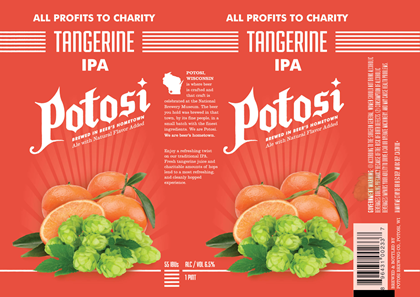 Potosi Brewing – Tangerine IPA, Potosi Light & Oktoberfest Cans & Wee Stein Wit & Stingy Jack Bottles