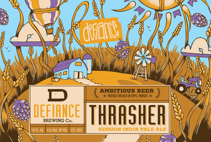 Defiance Brewing Updates Can Packaging