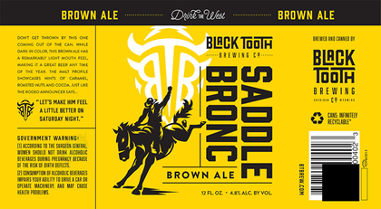 Black Tooth Brewing – Saddle Bronc, Bomber Mountain & Hot Streak Cans