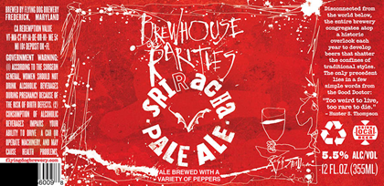 Flying Dog Brewhouse Rarities- Sriracha Pale Ale Bottles