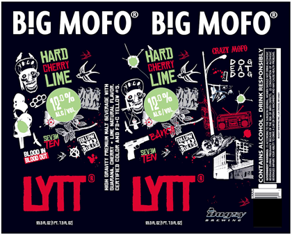 Bugsy Brewing B!G MOFO LYTT – Cherry Lime, Frt Punch & Hard Peach Tea
