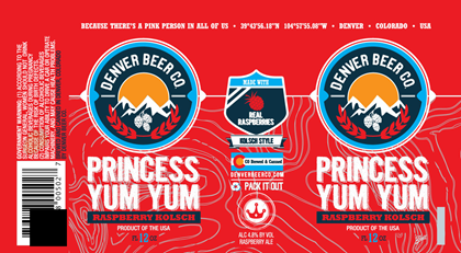 Denver Beer Co – Princess Yum Yum 12oz Cans