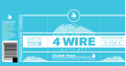 Storm Peak Brewing – 4 Wire Pale Ale & Dirty Shovel DIPA 12oz Cans