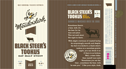 Meadowlark Brewing – Black Steer’s Tookus, Badlands & Harvester