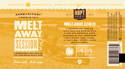 Newburyport Brewing – Melt Away Session IPA, Yankee Red & Yankee Blue