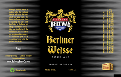 Beltway Brewing – Berliner Weisse, Fatty’s First Shot IPA & Musket Mule