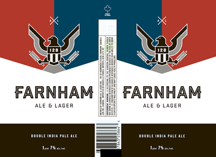 Farnham Ale & Lager – 129 DIPA, 35 Bitter & 12 Hefeweizen 16oz Cans