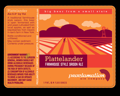 Proclamation Ale – Plattelander Saison & Derivative