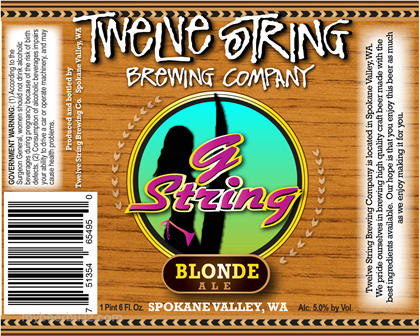 Twelve String Brewing – G String, Drop D, Jam Session & Electric Slide