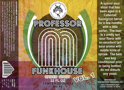 Trickster Brewing – Professor Funkhouse