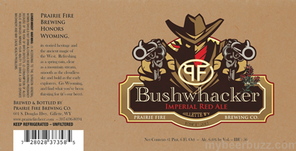 Prairie Fire Brewing – Bushwacker, Burnline, 307 Honey Rye, SOB 2, Crazy 7, Tree Rock, Thunder Basin, Iron Horse Red, Cowpoke Wheat, SOB, Branding Iron & Pumpkin Butte