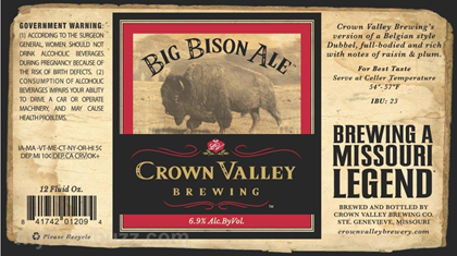 Crown Valley Brewing – Big Bison Ale & Gunslinger