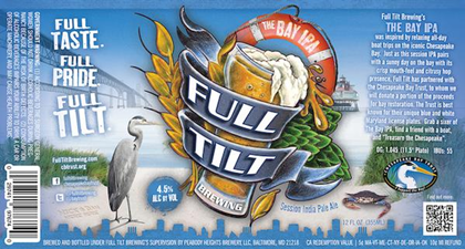 Full Tilt Brewing The Bay IPA Session IPA Coming 2/21