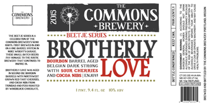 The Commons Brewery Releasing Brotherly Love & Boysen