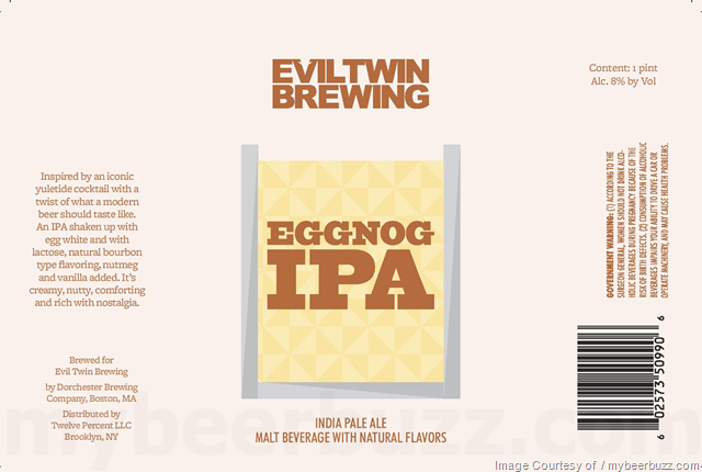 Evil Twin – Eggnog IPA 16oz Cans