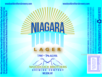 Woodcock Brothers Brewing – Niagara Lager Cans