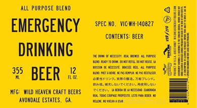 Wild Heaven – Emergency Drinking Beer Cans