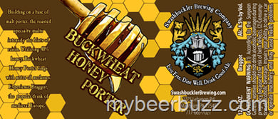 Swashbuckler – Buckwheat Honey Porter