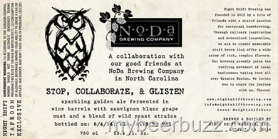 NoDa / Night Shift – Stop Collaborate & Glisten Coming 7/14