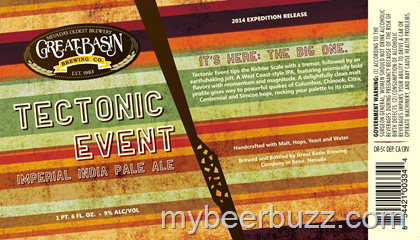 Great Basin Brewing – Tectonic Event Imperial IPA