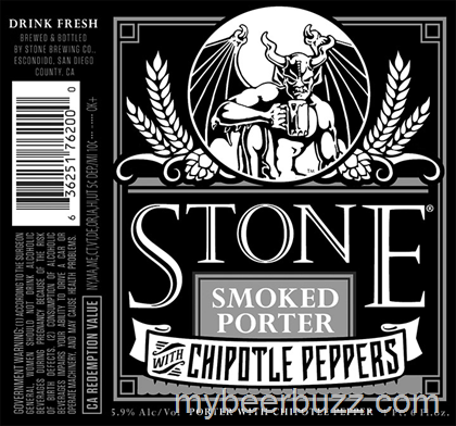 Stone Smoked Porter w/Chipotle Peppers Limited Summer Edition